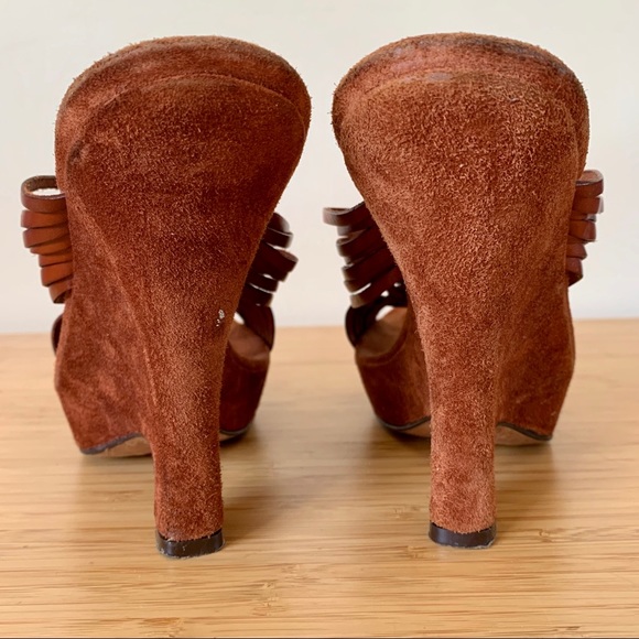 Saks Suede Mules - Picture 5 of 7